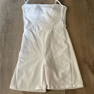 alo - airbrush mesh onesie - ivory